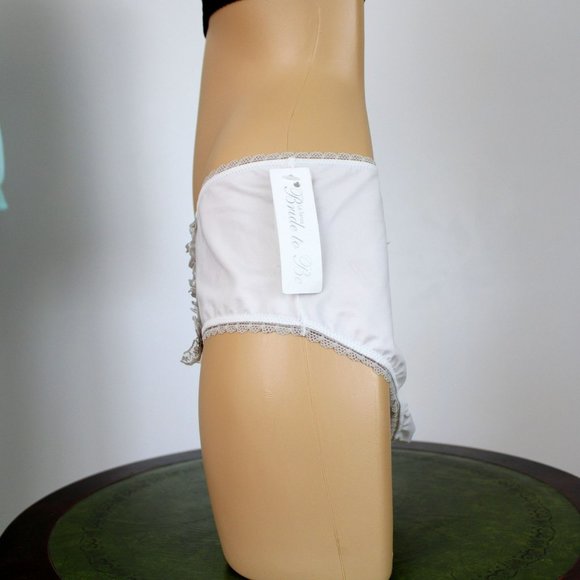 NWT La Senza Just Married Frilly White Panties Lingerie Hipster Panty Large P31 - Picture 7 of 9
